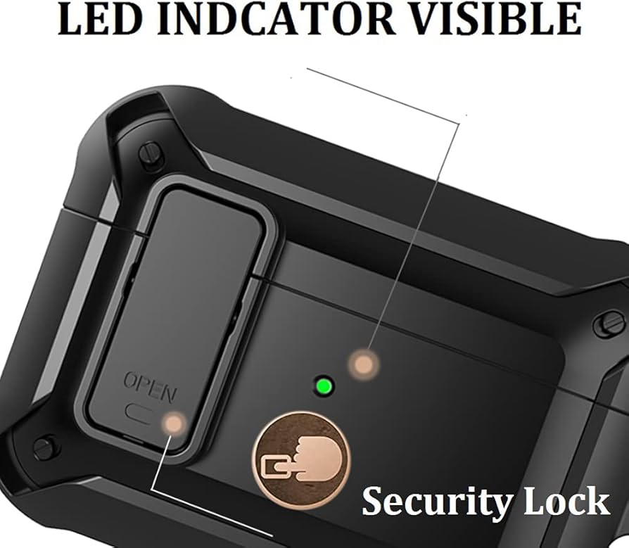 最終値下げ!Airpods Pro ケースカバー ロック付 フルボディ 頑丈 Amazon | Olytop Airpods Pro 2/1 Gen ケースカバー ロック付き (2019